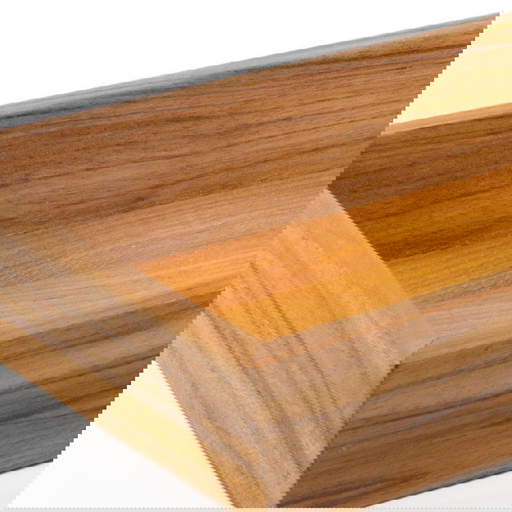 Elegant Solid Teak Wood Vanity Organizer Tray - Rivour Home