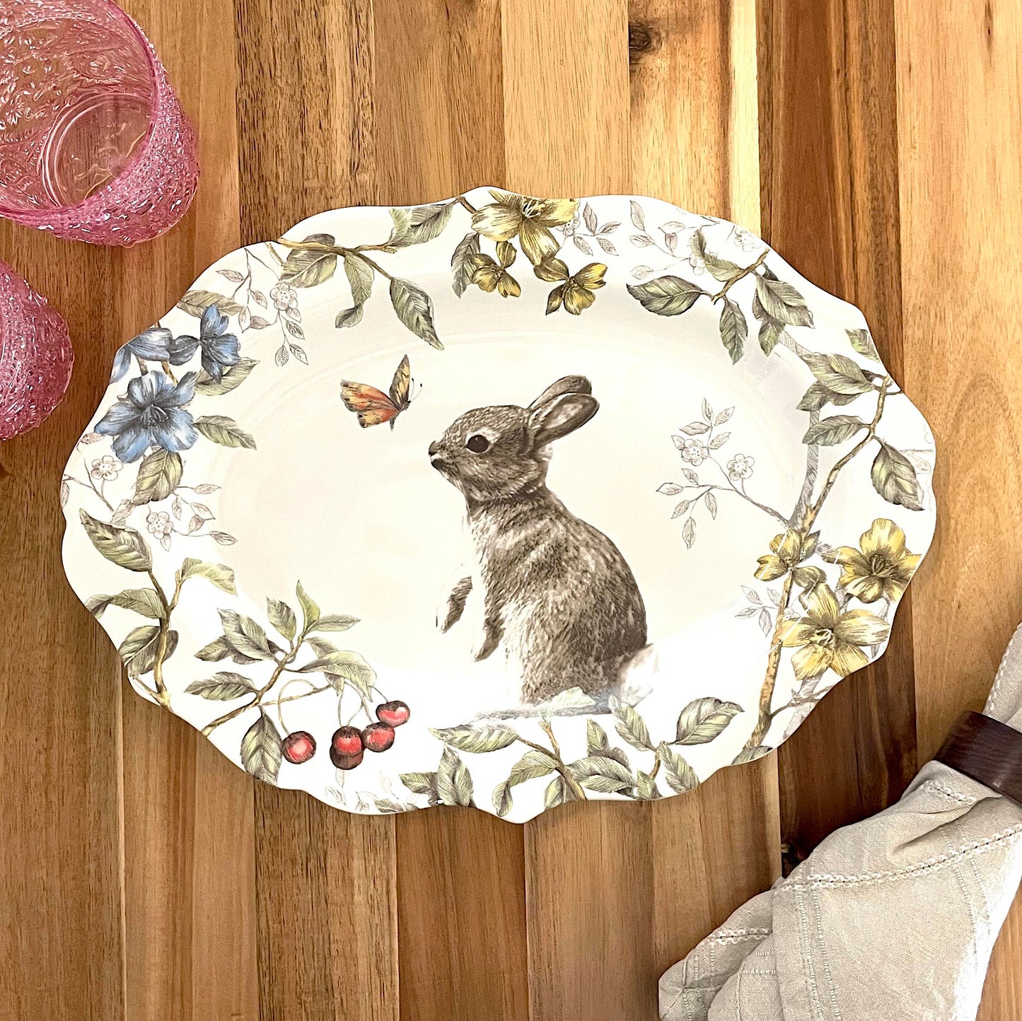 Pier 1 Sofie the Bunny Oval Platter