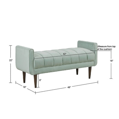 Linea Upholstered Modern Accent bench
