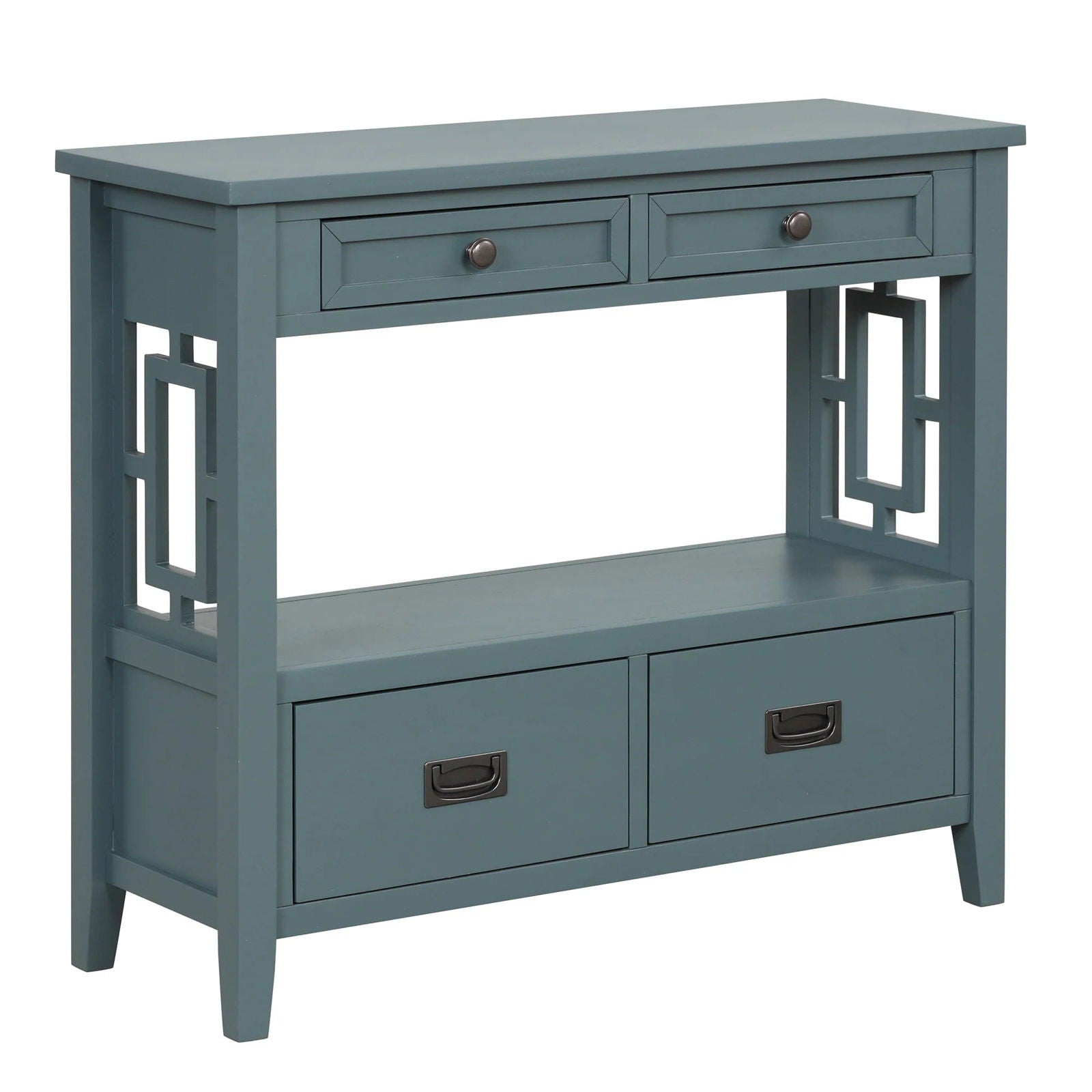 36'' Pine Wood Console Table - Rivour Home