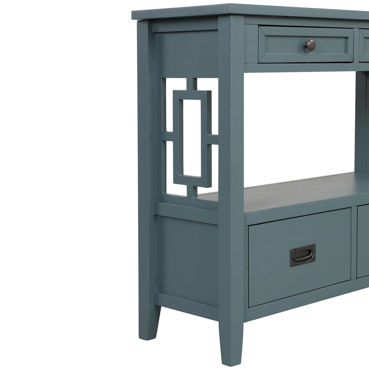 36'' Pine Wood Console Table - Rivour Home