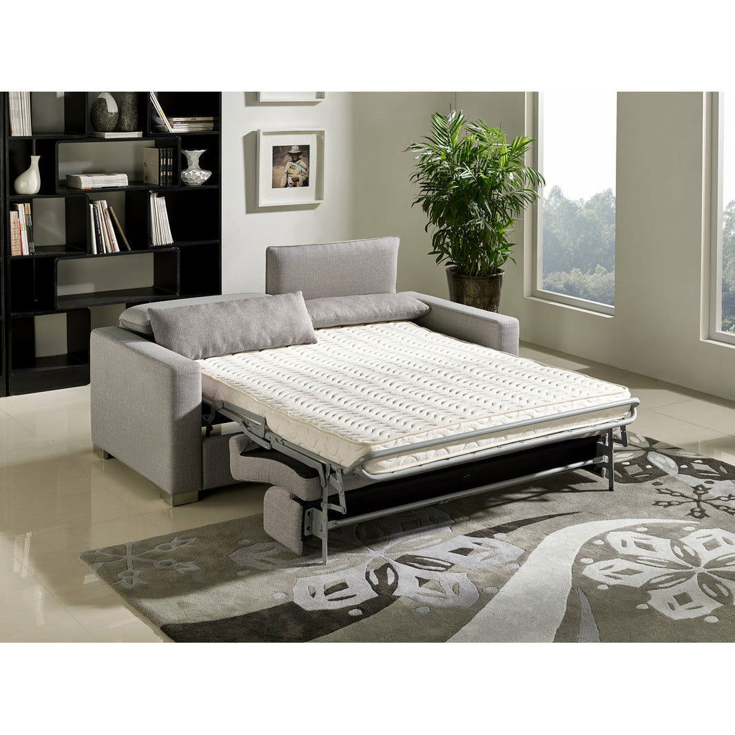 38' Urban Grey Convertible Sofa Bed - Rivour Home