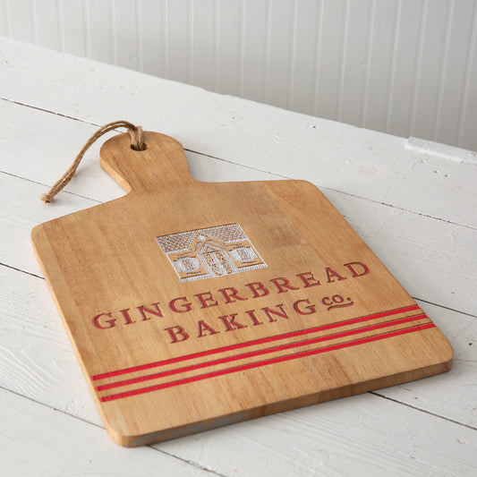 Gingerbread Baking Wood Cutting Board