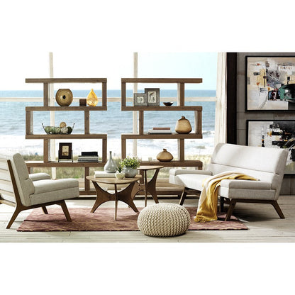 Blaze Triangle Wood Coffee Table