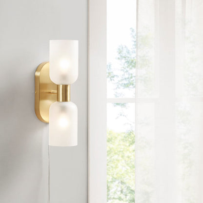 Dove Double Tube 2-Light Wall Sconce