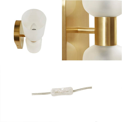Dove Double Tube 2-Light Wall Sconce