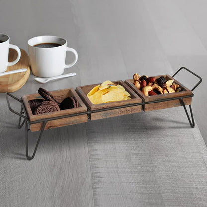 Artisanal Wood Serving Tray - Rivour Home