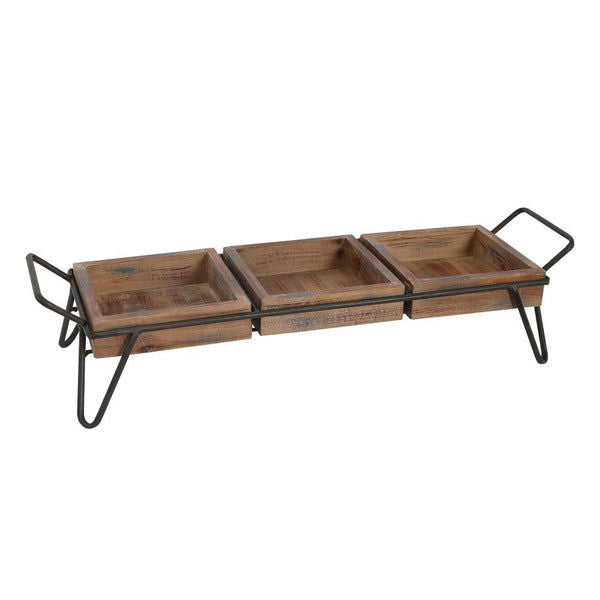 Artisanal Wood Serving Tray - Rivour Home
