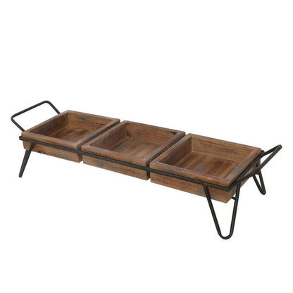 Artisanal Wood Serving Tray - Rivour Home