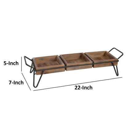 Artisanal Wood Serving Tray - Rivour Home