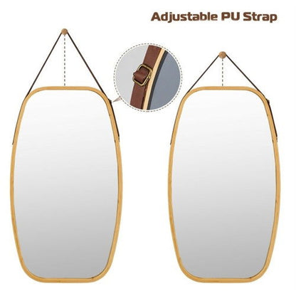 Bamboo Wall Mounted Mirror - Rivour Home