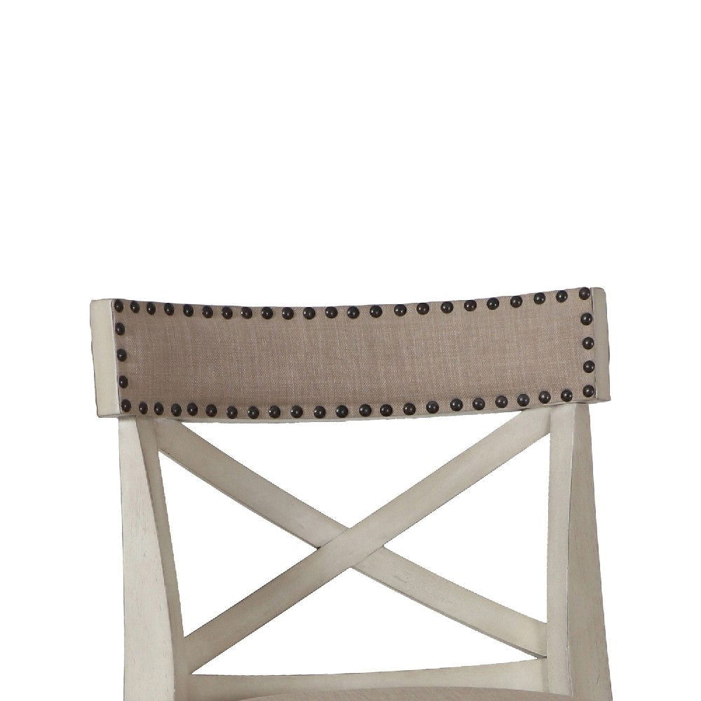 Curved X Shaped Back Swivel Counter Stool - Rivour Home