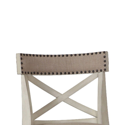 Curved X Shaped Back Swivel Counter Stool - Rivour Home