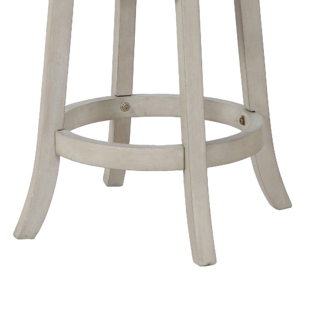 Curved X Shaped Back Swivel Counter Stool - Rivour Home