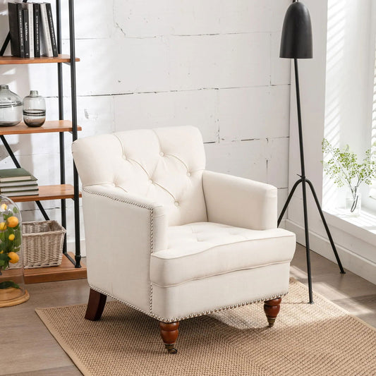 Elegant Modern Tub Chair with Sturdy Legs and Comfortable Cushioning - Rivour Home