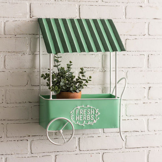 Fresh Herbs Hanging Wall Cart - Rivour Home