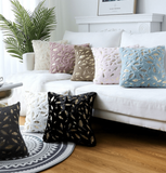 Gold Accent Plush Pillows - Rivour Home