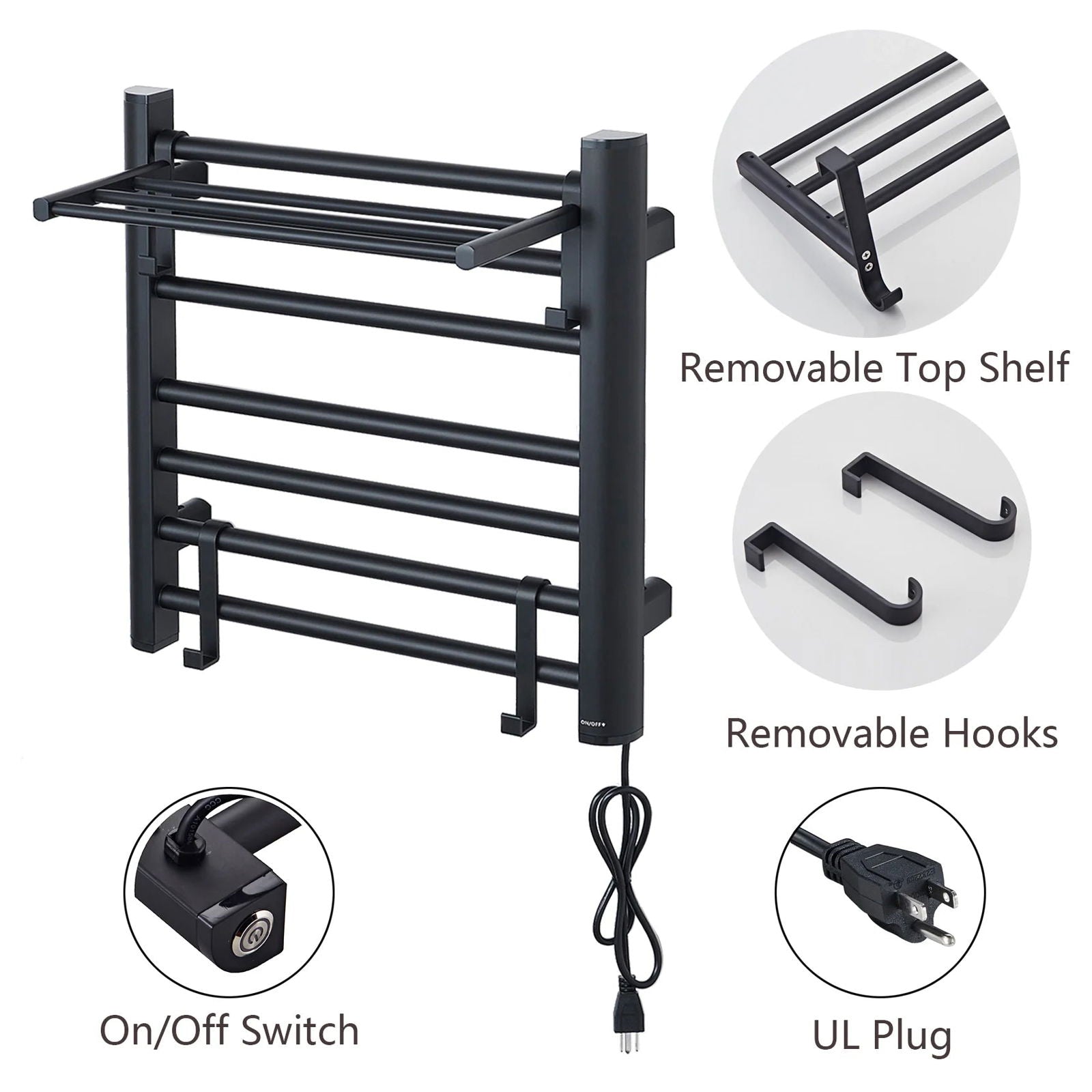 Heated Towel Rack - Rivour Home