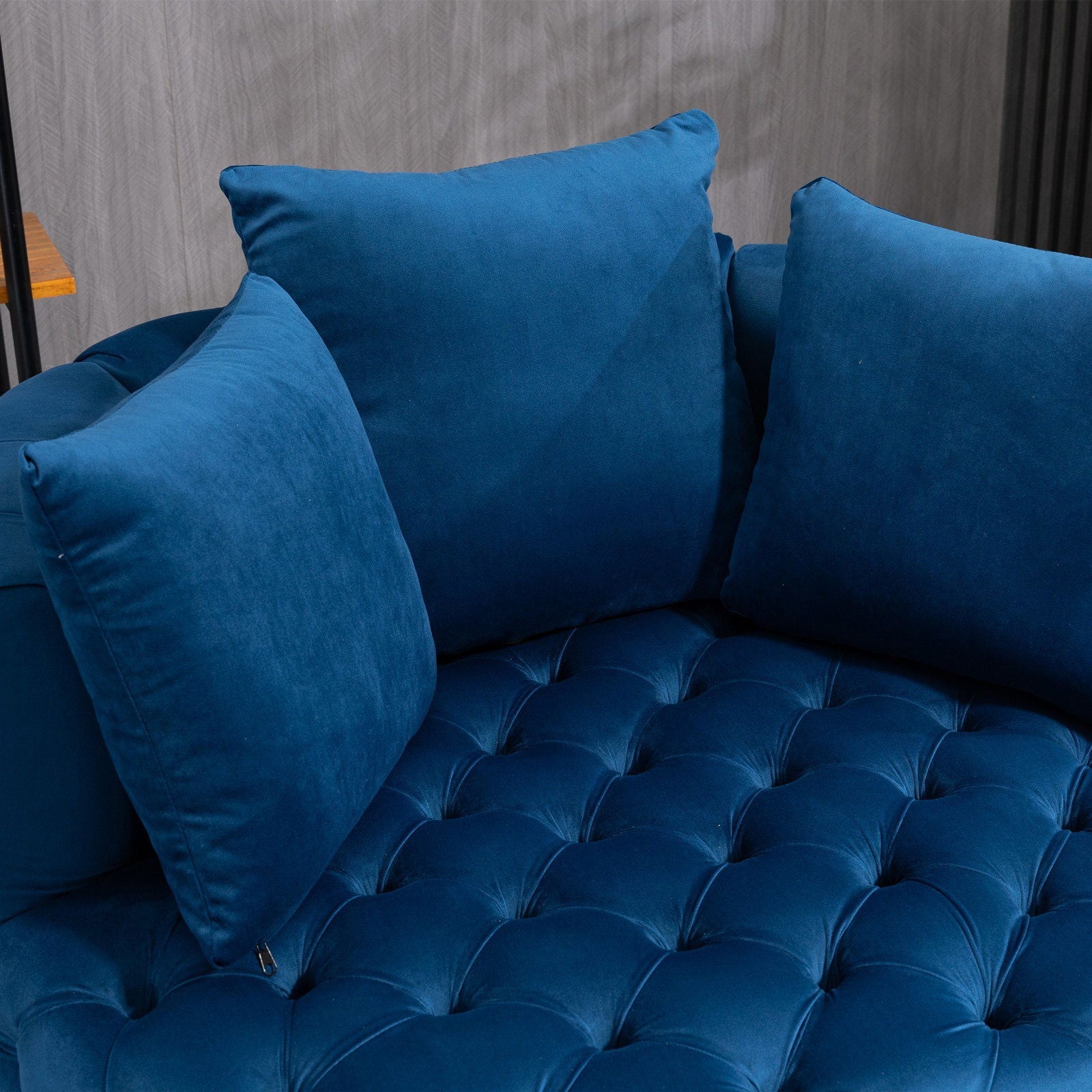 Matthias Plush Velvet Barrel Chair with Solid Wood Legs - Available in 3 Colors - Rivour Home
