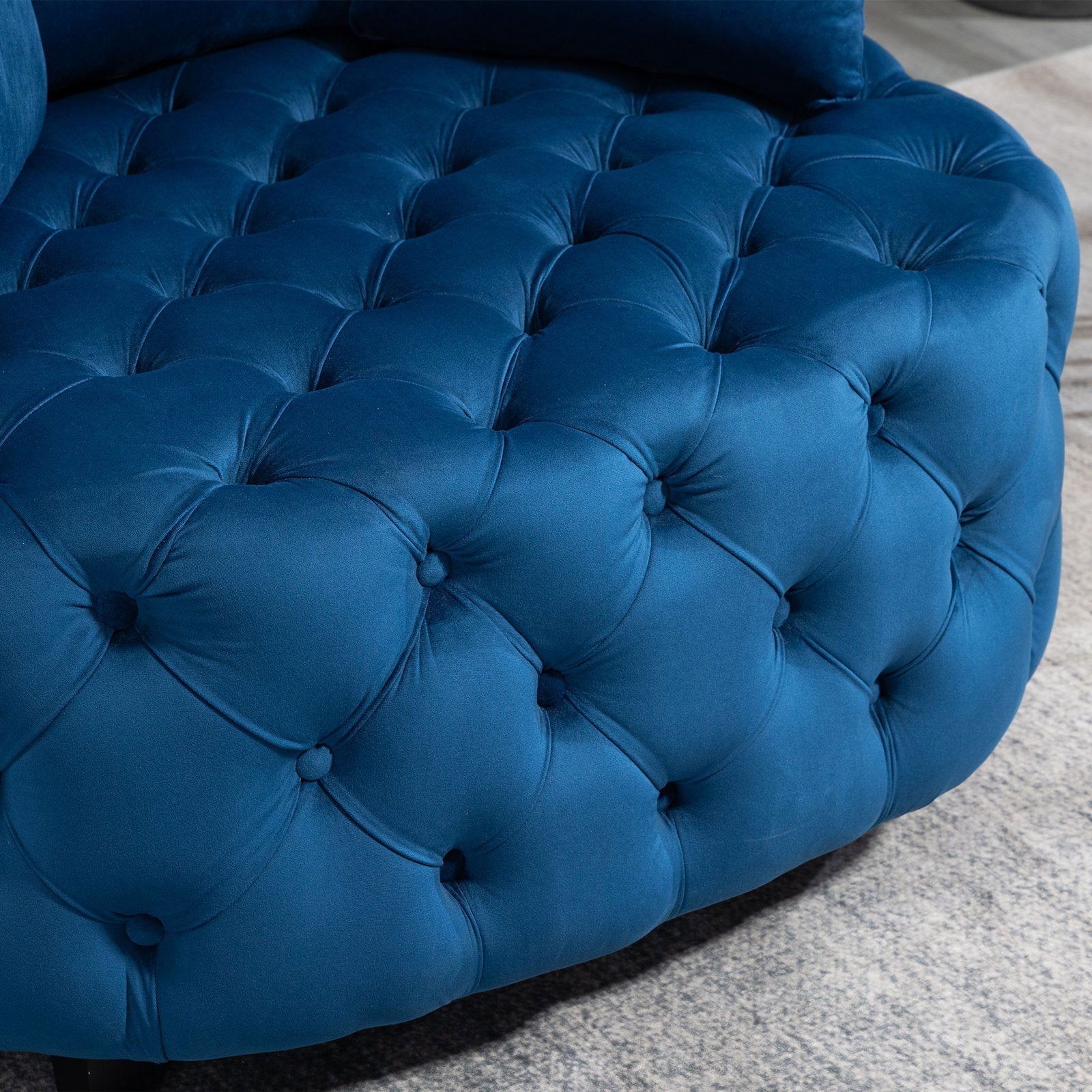 Matthias Plush Velvet Barrel Chair with Solid Wood Legs - Available in 3 Colors - Rivour Home