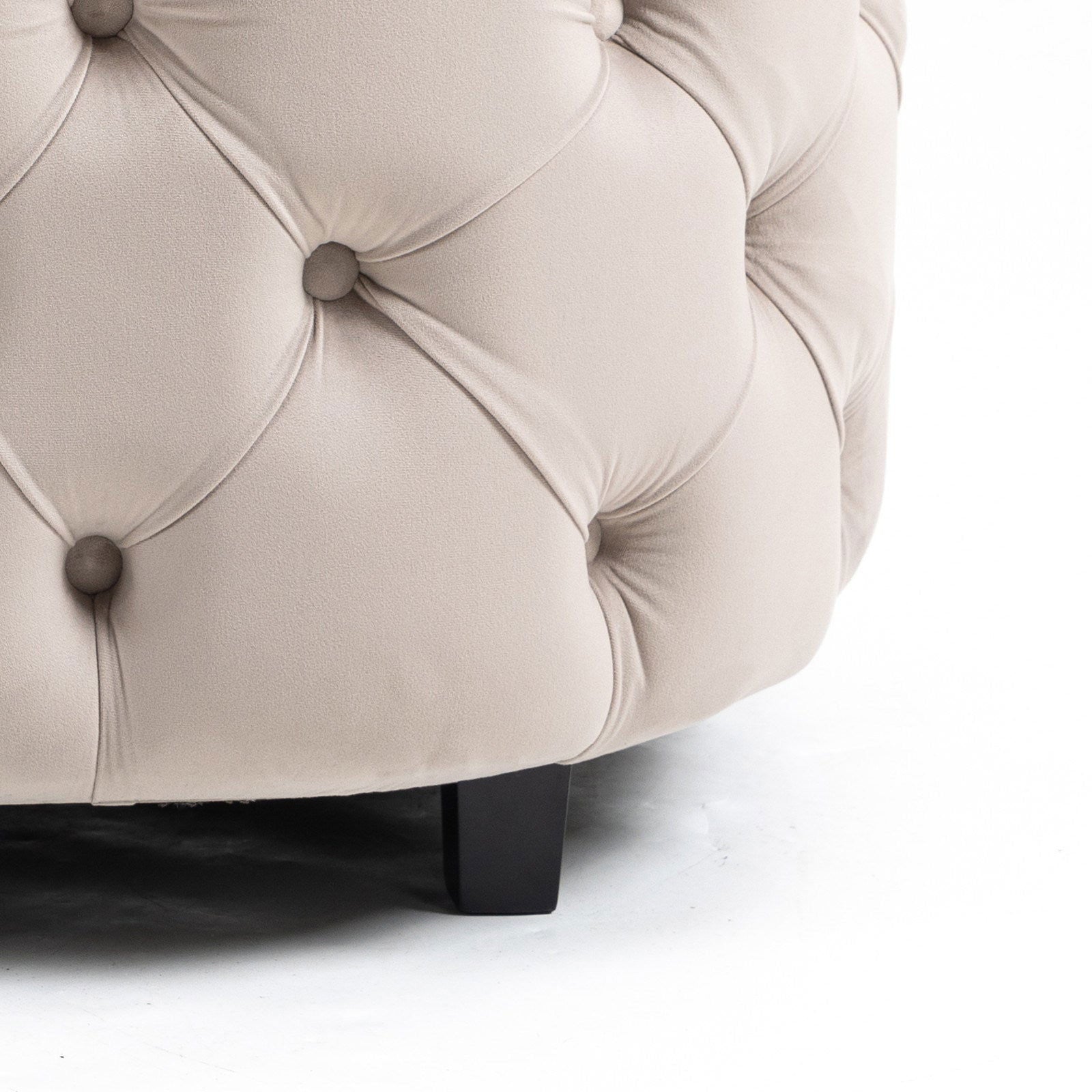 Matthias Plush Velvet Barrel Chair with Solid Wood Legs - Available in 3 Colors - Rivour Home