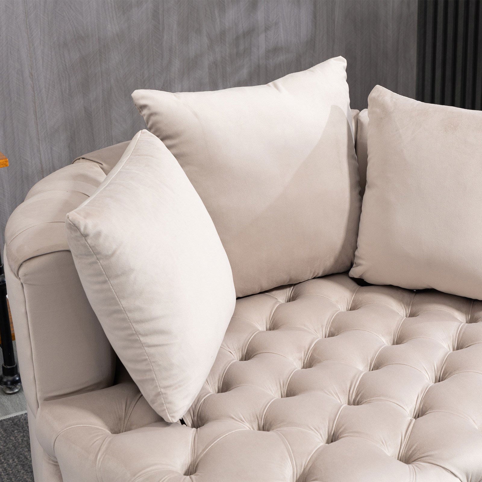 Matthias Plush Velvet Barrel Chair with Solid Wood Legs - Available in 3 Colors - Rivour Home