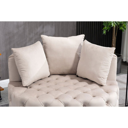 Matthias Plush Velvet Barrel Chair with Solid Wood Legs - Available in 3 Colors - Rivour Home
