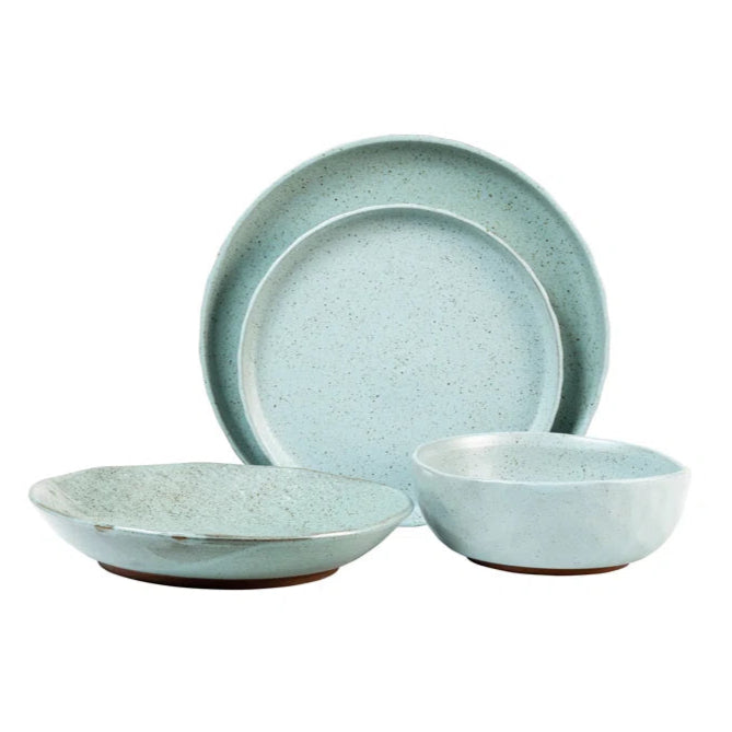 Kaya Blue Dinnerware, Set of 16