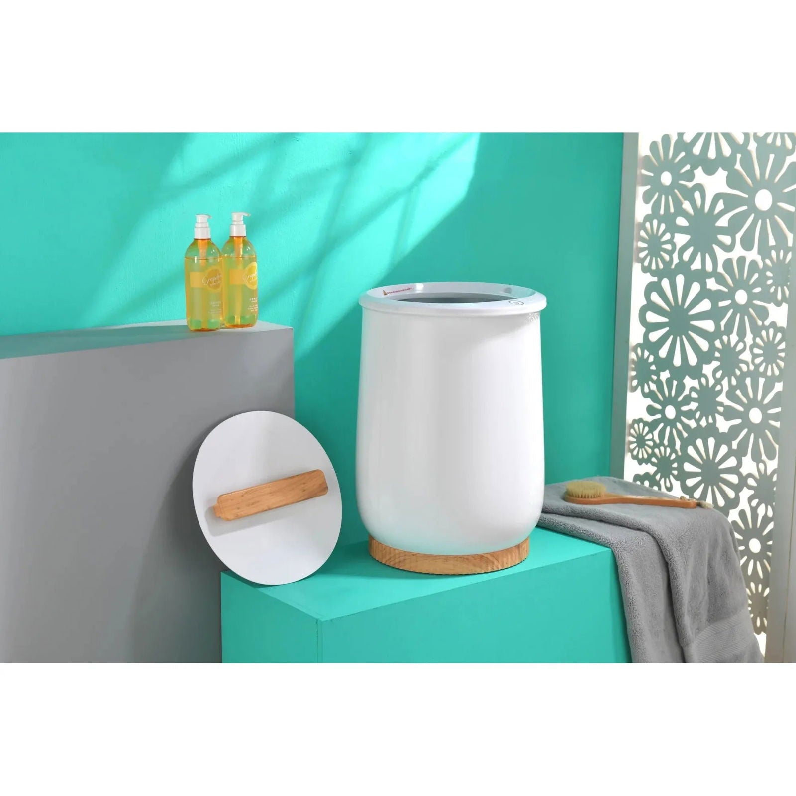 Spa-Inspired Luxury Large Capacity Towel Warmer with Complimentary Towels - Rivour Home