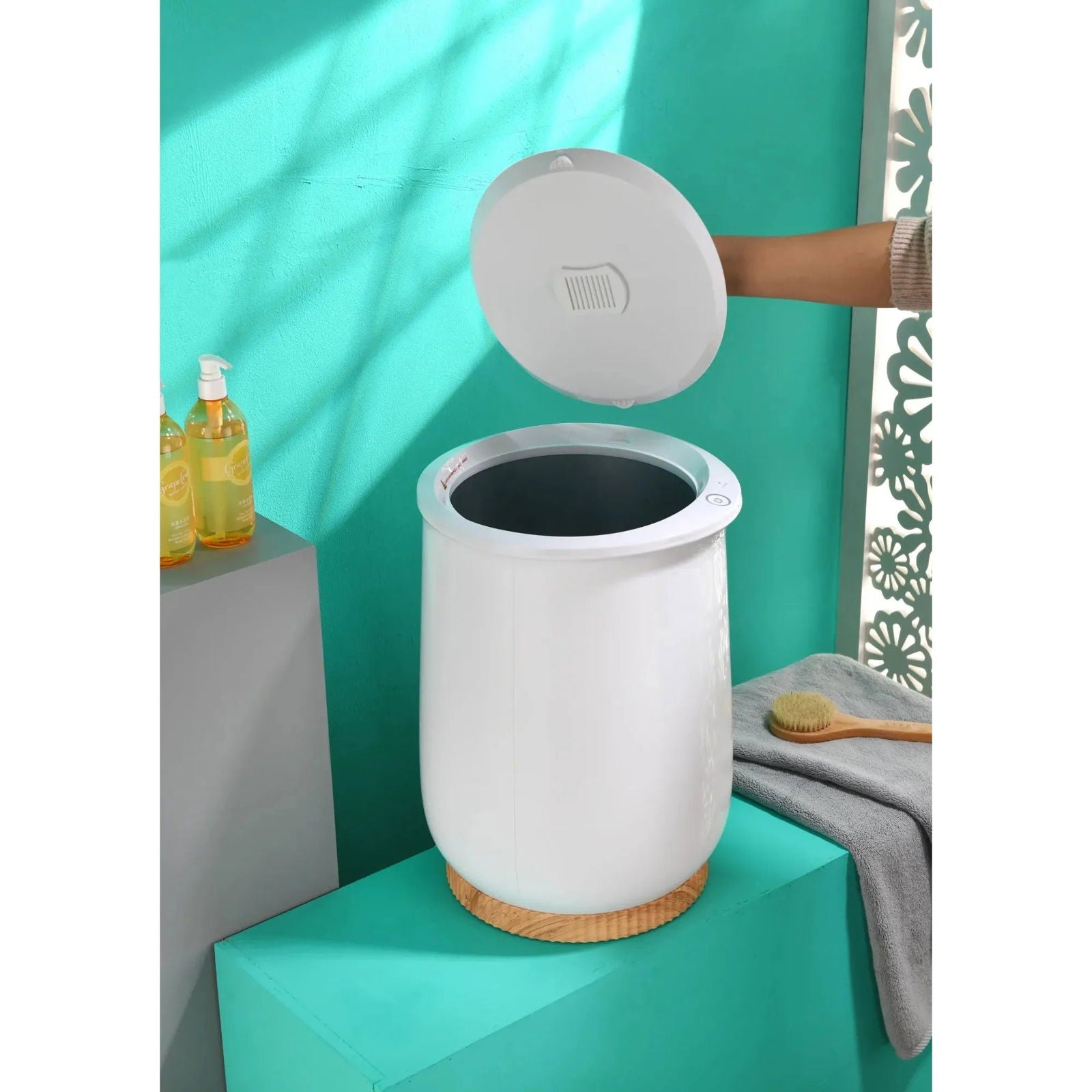 Spa-Inspired Luxury Large Capacity Towel Warmer with Complimentary Towels - Rivour Home