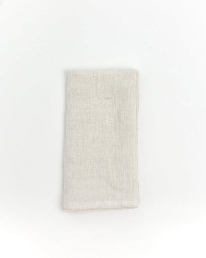 Stone Washed Linen Hemmed Dinner Napkins - Rivour Home