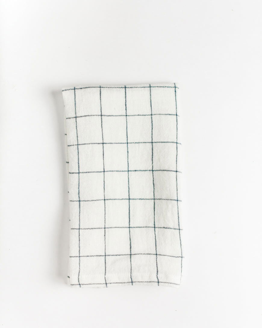 Stone Washed Linen Hemmed Dinner Napkins - Rivour Home