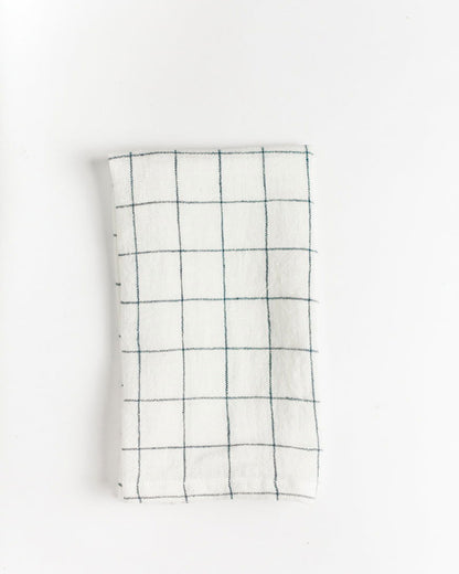 Stone Washed Linen Hemmed Dinner Napkins - Rivour Home
