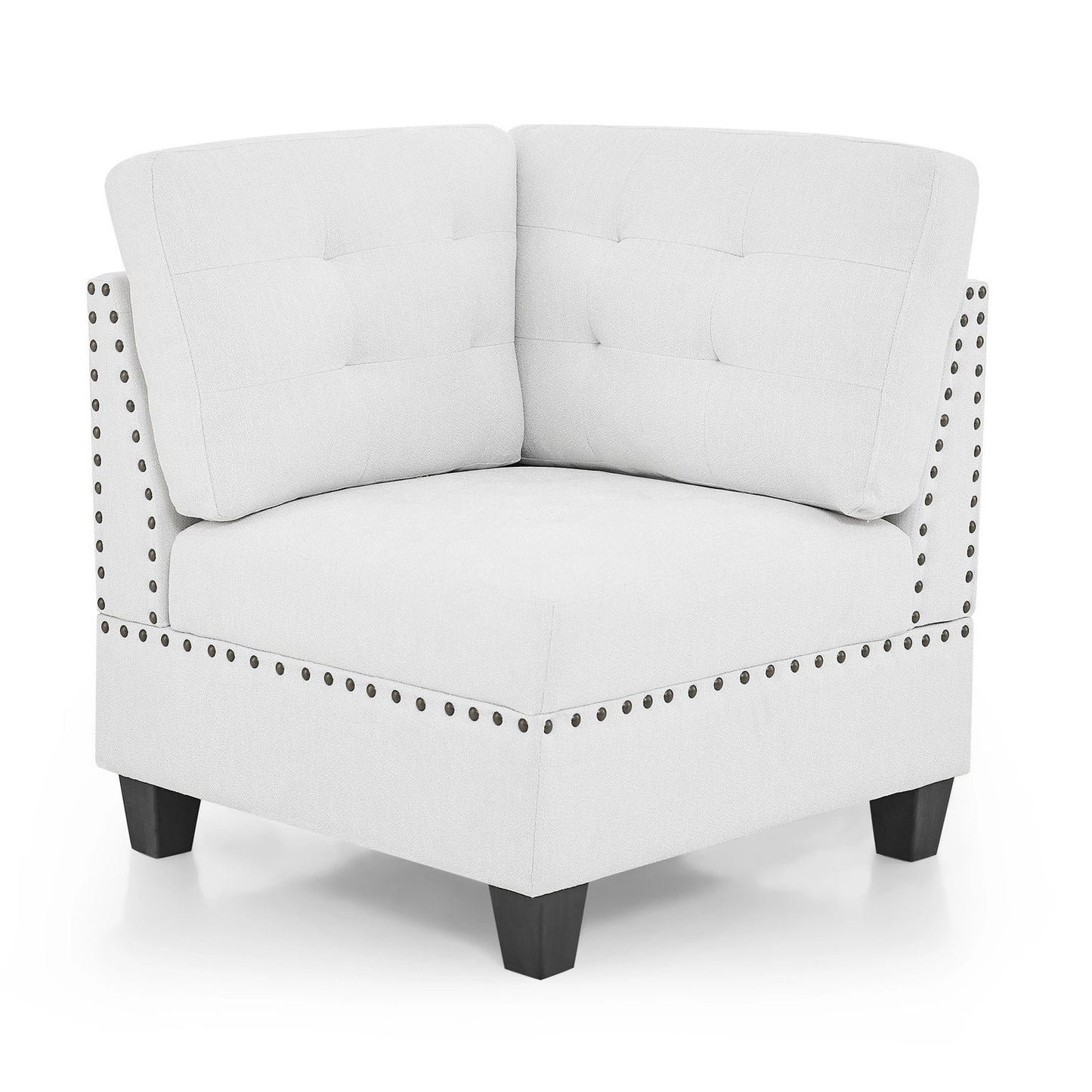Versatile U-Shape Chenille Modular Sectional Sofa with Storage - Rivour Home