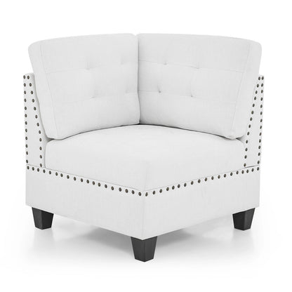 Versatile U-Shape Chenille Modular Sectional Sofa with Storage - Rivour Home