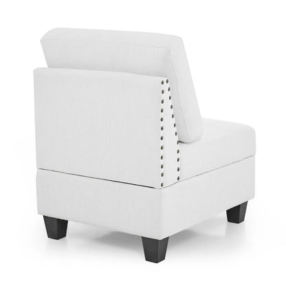 Versatile U-Shape Chenille Modular Sectional Sofa with Storage - Rivour Home