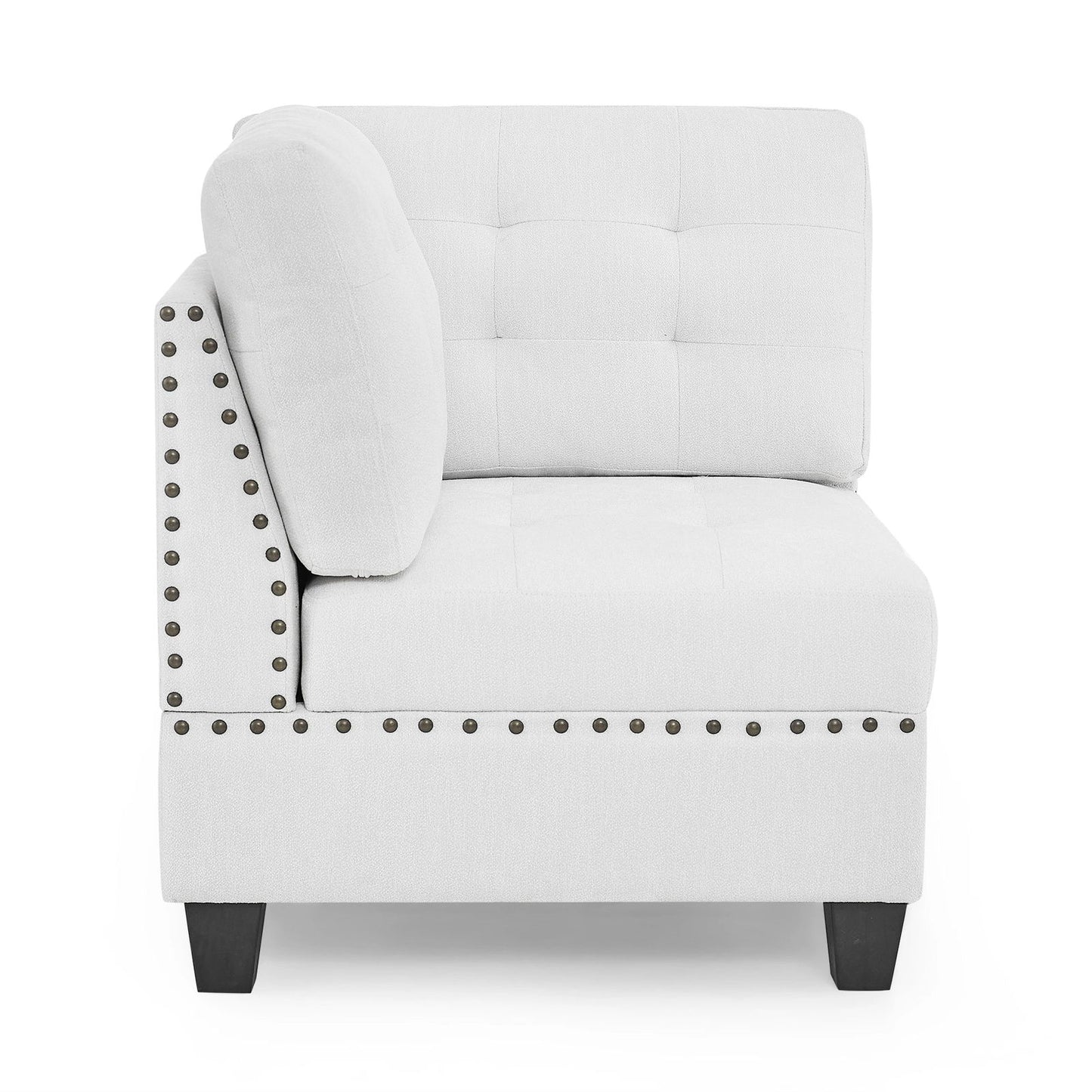 Versatile U-Shape Chenille Modular Sectional Sofa with Storage - Rivour Home