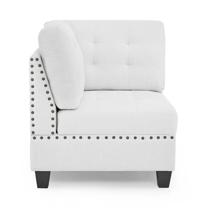 Versatile U-Shape Chenille Modular Sectional Sofa with Storage - Rivour Home