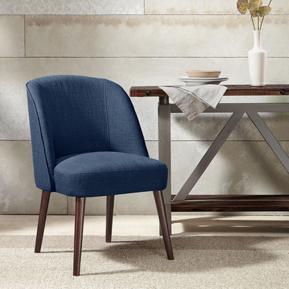 Bexley Rounded Back Dining Chair in Blue