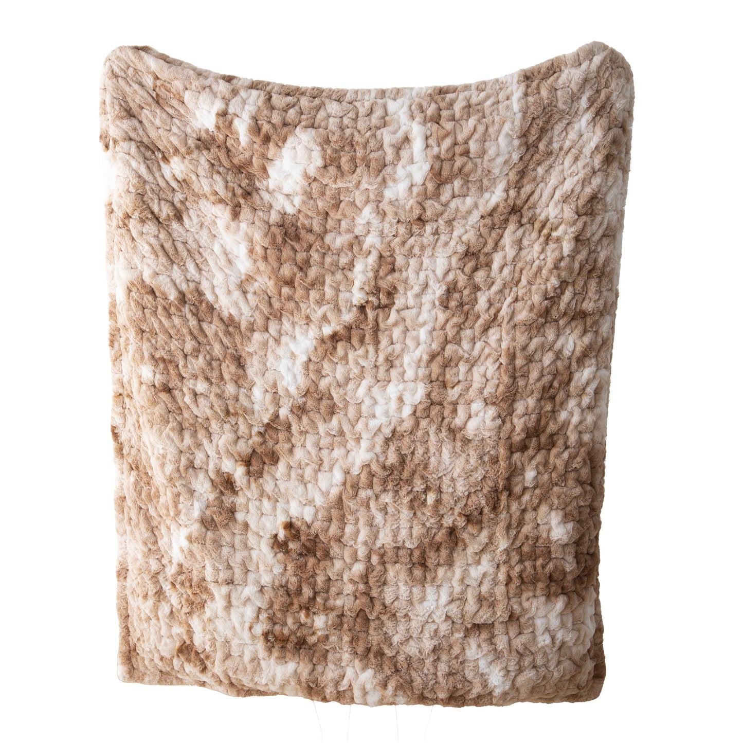 Brown Faux Fur Throw