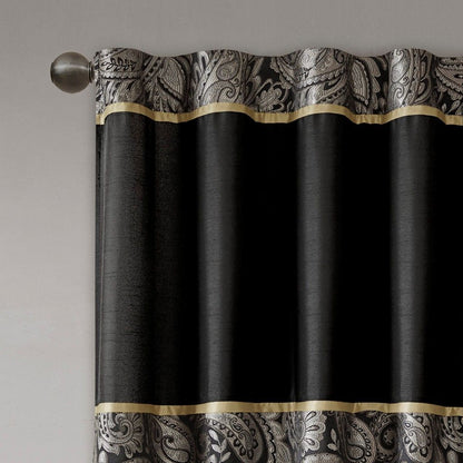 Aubrey Jacquard Curtain Panel Pair 50x84"