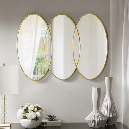 Gold Eclipse Trio Wall Mirror