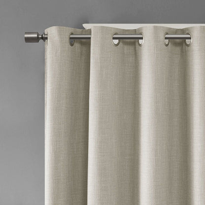 Maya Printed Heathered Blackout Window Patio Panel