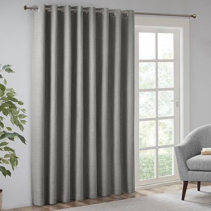 Maya Printed Heathered Blackout Window Patio Panel